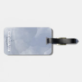 #Nautical宛先#Wedding日付の保存 ラゲッジタグ (裏面横)