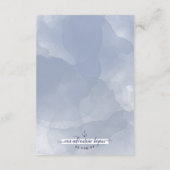 #Nautical鋼青水色#Wedding詳細 エンクロージャーカード (裏面)