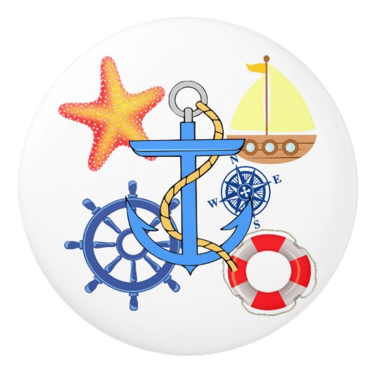 Nautical セラミックノブ (正面)