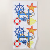 Nautical  ビーチタオル (正面)