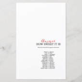 nautical ピンク クジラ ベビーシャワー ゲーム 印刷済み (裏面)