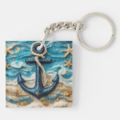 Nautical Anchor Beach キーホルダー (裏面)