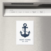 Nautical Anchor Boat Name マグネット (インサイチュ (食洗機))
