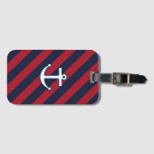 Nautical Anchor Luggage Tag ラゲッジタグ (正面横)