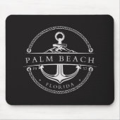 Nautical Anchor Palm Beach Florida 1952 マウスパッド (正面)