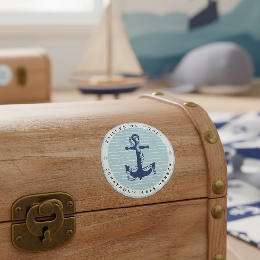 Nautical Anchor & Rope Safe Harbor ID1250 ラウンドシール