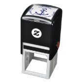 Nautical Anchor Round Family Return Address Stamp セルフインキングスタンプ (商品)