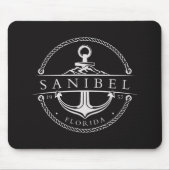 Nautical Anchor Sanibel Florida 1952 マウスパッド (正面)