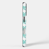 Nautical Aqua Blue Sea Turtle Pattern  Case-Mate iPhoneケース (裏面 / 右)