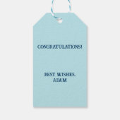  Nautical Bachelor Party ギフトタグ (裏面)