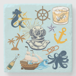  Nautical Bachelor Party ストーンコースター