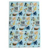  Nautical Bachelor Party ミディアムペーパーバッグ (裏面)