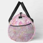 Nautical Beach Collage Hot Pink ID840 ダッフルバッグ (右)