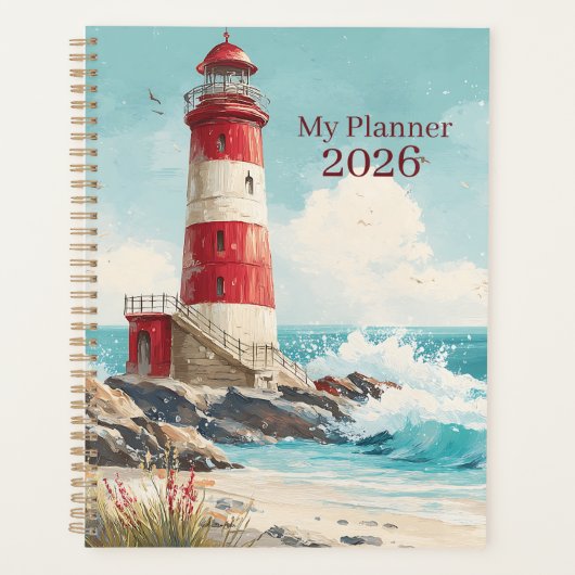 Nautical Beach Lighthouse Planner プランナー手帳 (正面)
