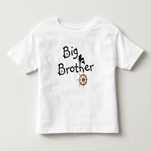 Nautical Big Brother  withoutStarfish  トドラーTシャツ (正面)