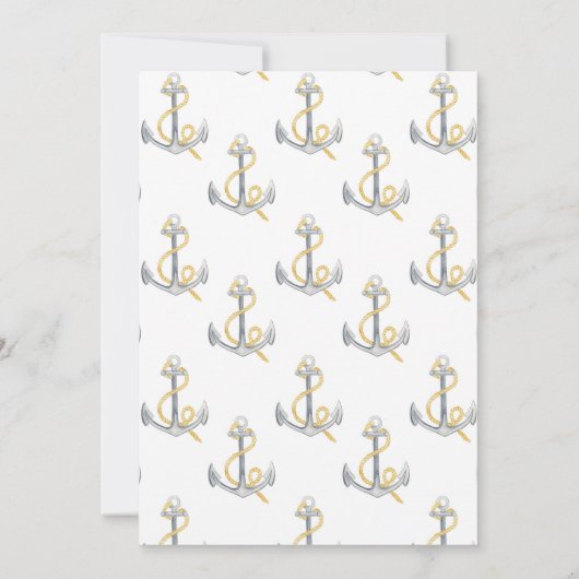 Nautical Birthday Invitation 招待状 (裏面)