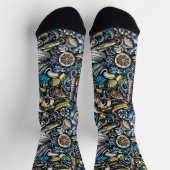 Nautical Blue ソックス (上部)