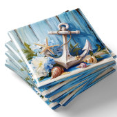 Nautical Blue Anchor Fridge Magnet マグネット