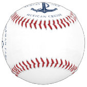 Nautical Boat Anchor Family Cruise Custom ソフトボール (正面)