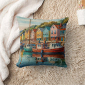 Nautical Boats and Sailboats クッション (ブランケット)