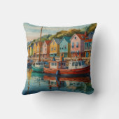 Nautical Boats and Sailboats クッション (裏面)