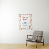 Nautical Bridal Shower Welcome Backdrop Tapestry タペストリー (インサイチュ)