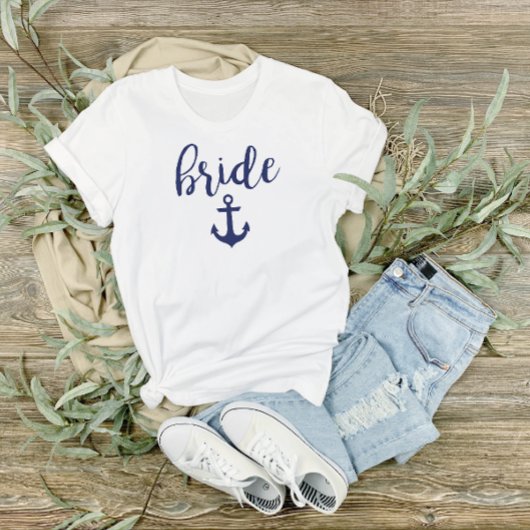Nautical Bride Bachelorette Party Group トライブレンドＴシャツ
