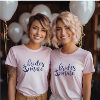 Nautical Bridesmaid Bachelorette Party Group トライブレンドTシャツ