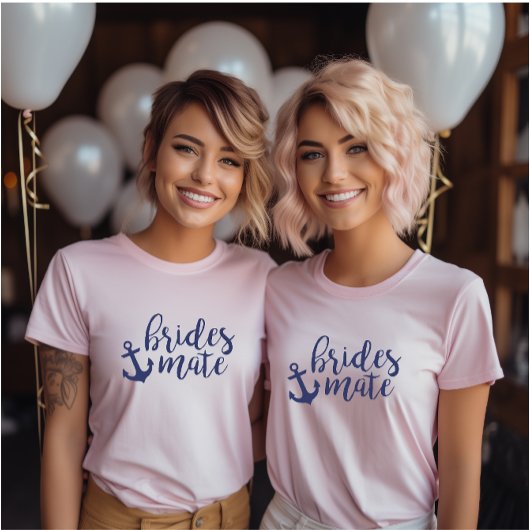 Nautical Bridesmaid Bachelorette Party Group トライブレンドTシャツ