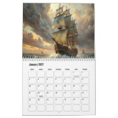 Nautical Calendar カレンダー (1月 2027)