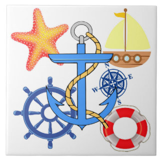 Nautical Ceramic Tile タイル