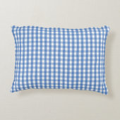 Nautical checkered cushion, Marine-themed cushion アクセントクッション (裏面)
