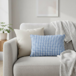 Nautical checkered cushion, Marine-themed cushion アクセントクッション