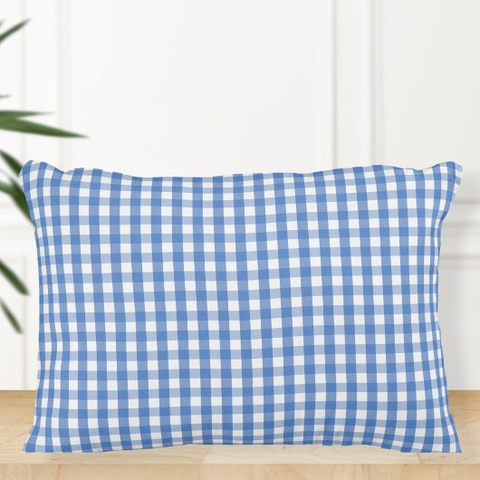 Nautical checkered cushion, Marine-themed cushion アクセントクッション