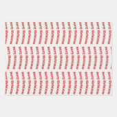 Nautical Christmas  ラッピングペーパーシート (正面)