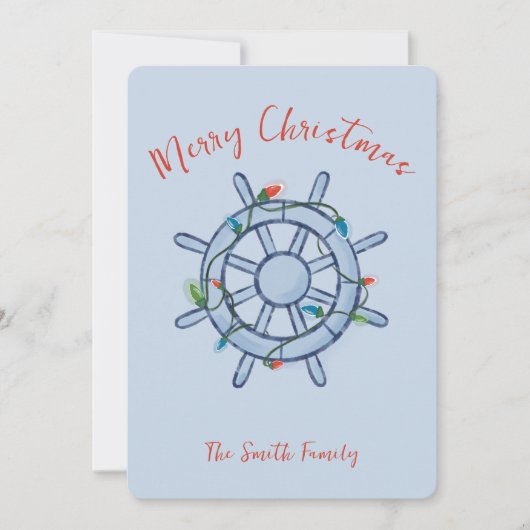 Nautical Christmas Card シーズンカード (正面)