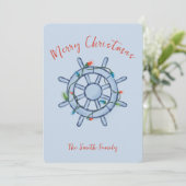 Nautical Christmas Card シーズンカード (スタンド正面)