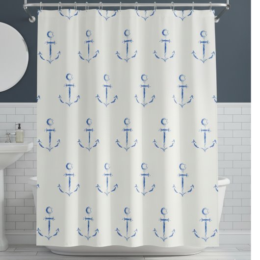 Nautical Coastal Shower Curtain シャワーカーテン