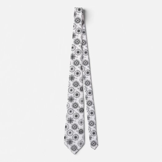 Nautical Compass Rose Men’s Tie ネクタイ (正面)