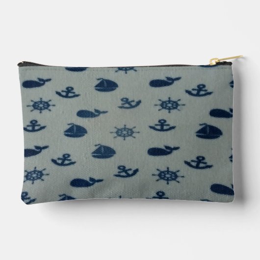 Nautical cosmetic pouch アクセサリーポーチ (裏面)