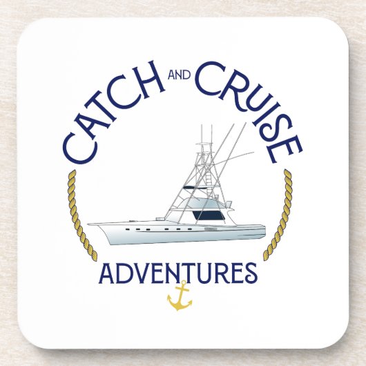 Nautical Fishing Coaster – Catch & Cruise Destin コースター (正面)