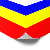 Nautical Flag is for H and Your Child's Name ポスター (角)