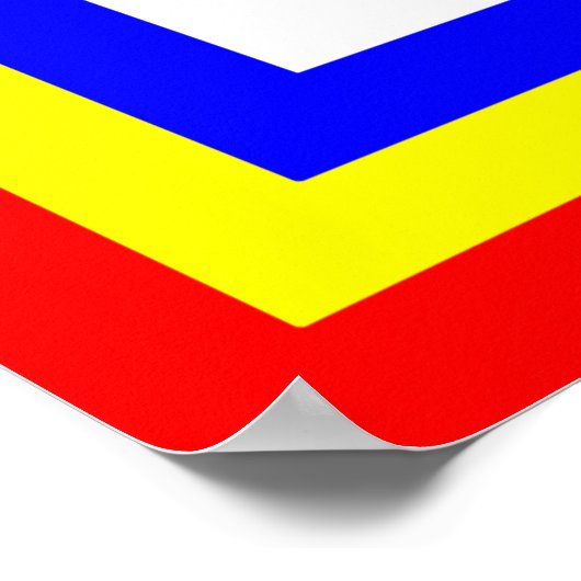 Nautical Flag is for H and Your Child's Name ポスター (角)