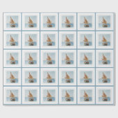 Nautical Gift Wrap Roll | Coastal Sailboat Wrappin ラッピングペーパー (フラット)