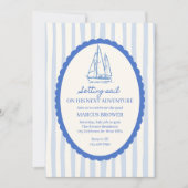 Nautical Graduation, Boys Graduation Party 招待状 (正面)