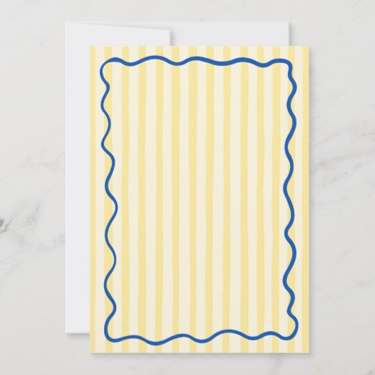 Nautical Graduation Party Invitation Blue Coastal 招待状 (裏面)