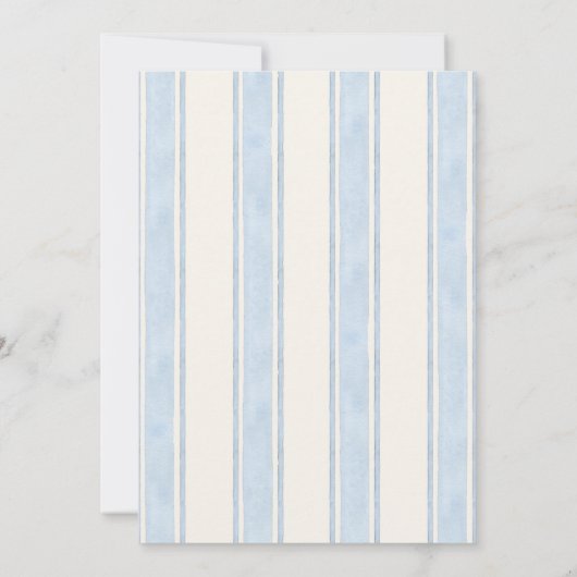 Nautical Hand Drawn Palm Tree Wedding 招待状 (裏面)