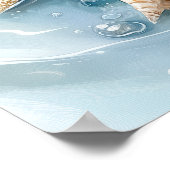 Nautical Helm Coastal Wall Art Print | Wall Poster ポスター (角)