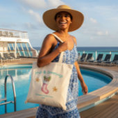 Nautical Holiday Stocking Tote Bag トートバッグ