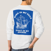 Nautical Inspirational Quote Tee Tシャツ (裏面)